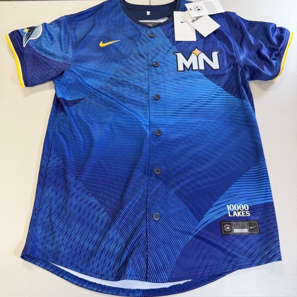 Carlos Correa Minnesota Twins Nike Ltd City Connect Youth Jersey Large 14/16 NWT